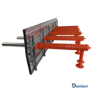 Connolly Expansion Joint system featuring orange plastic dowels for effective load transfer and superior concrete jointing.