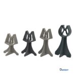 Fast clip-on bar chairs in various heights with small head