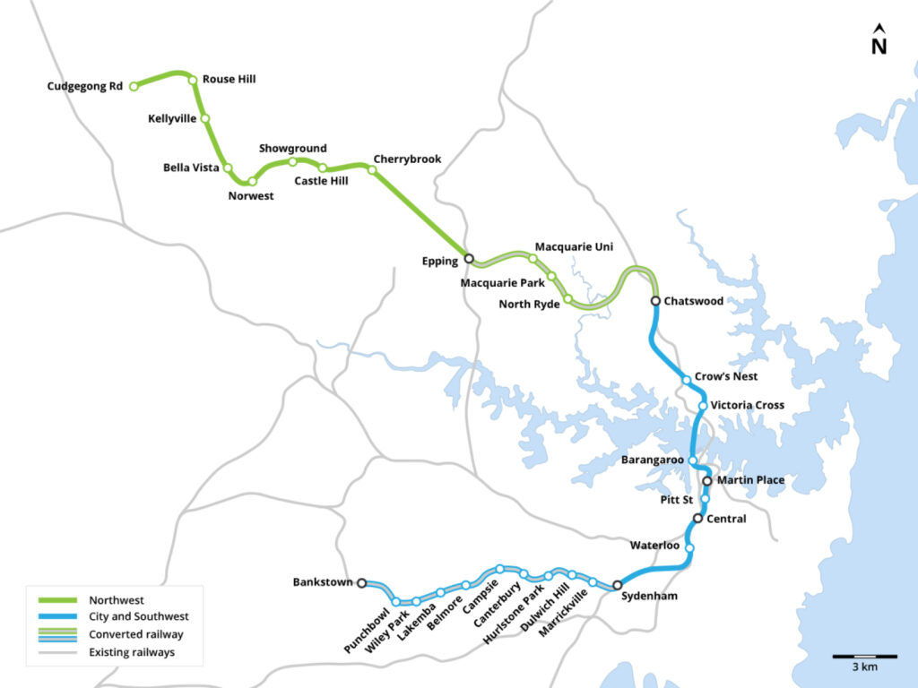 Sydney Metro Map