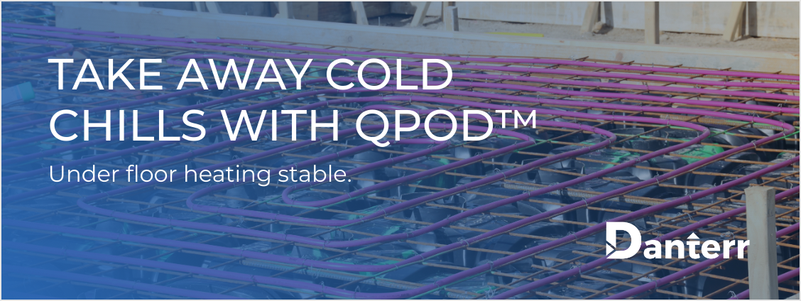 Qpod™ under floor heating table