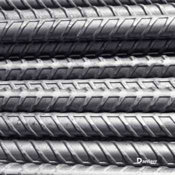 Galvanised reinforcing bar used for concrete reinforcement and durable reinforcing steel applications.
