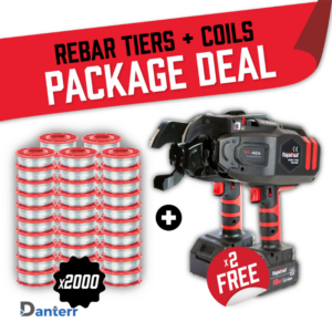 Free 2 x Rapidtool RT 60 60mm Rebar Tying Machine