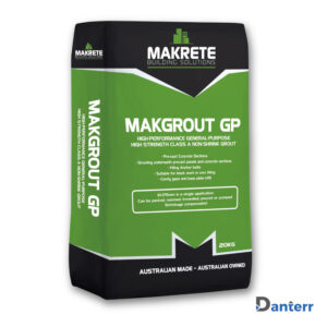 Makgrout GP 20kg – shrinkage-compensated grout for precast panels & anchor bolts.