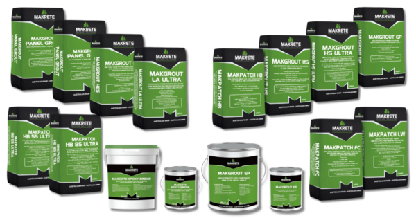 Makrete High-Performance: Grouts, Patch, Concrete Repair
