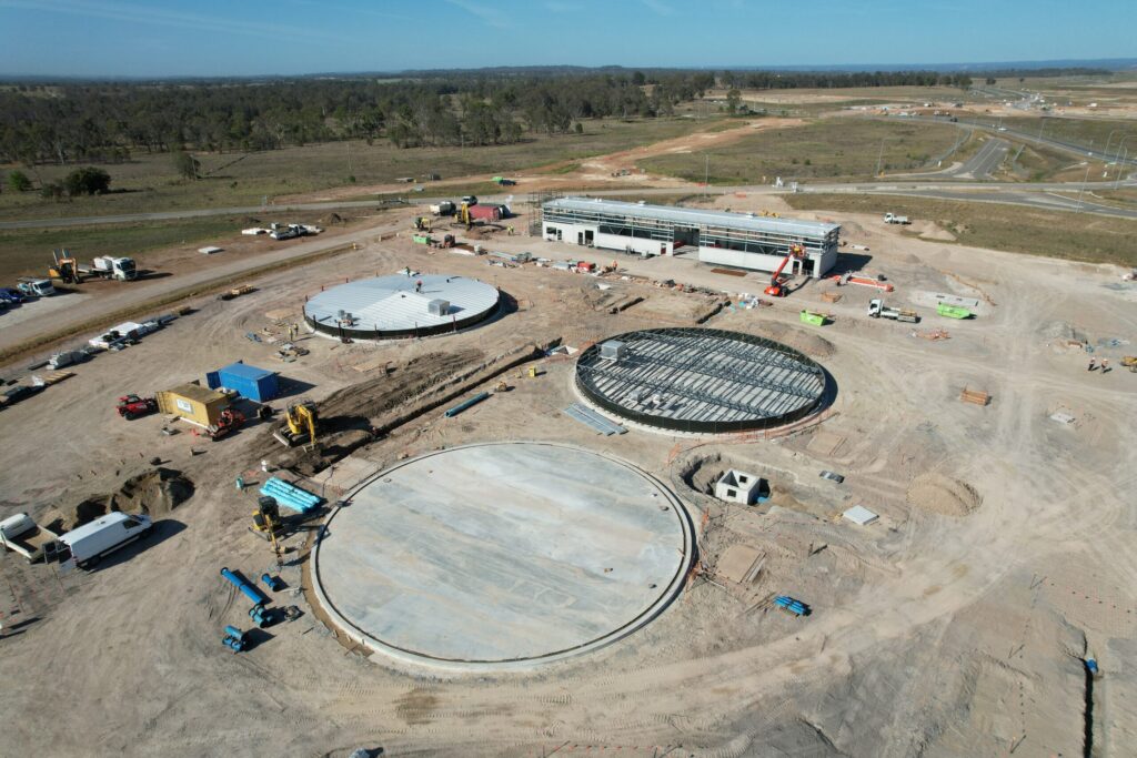 Ongoing construction at Western Sydney Airport