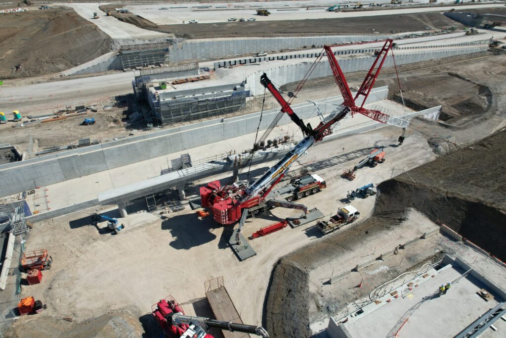 Ongoing construction at Western Sydney Airport