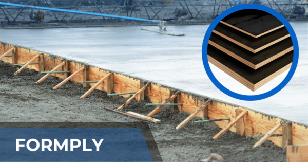 Formply sheets used for durable and smooth concrete pouring
