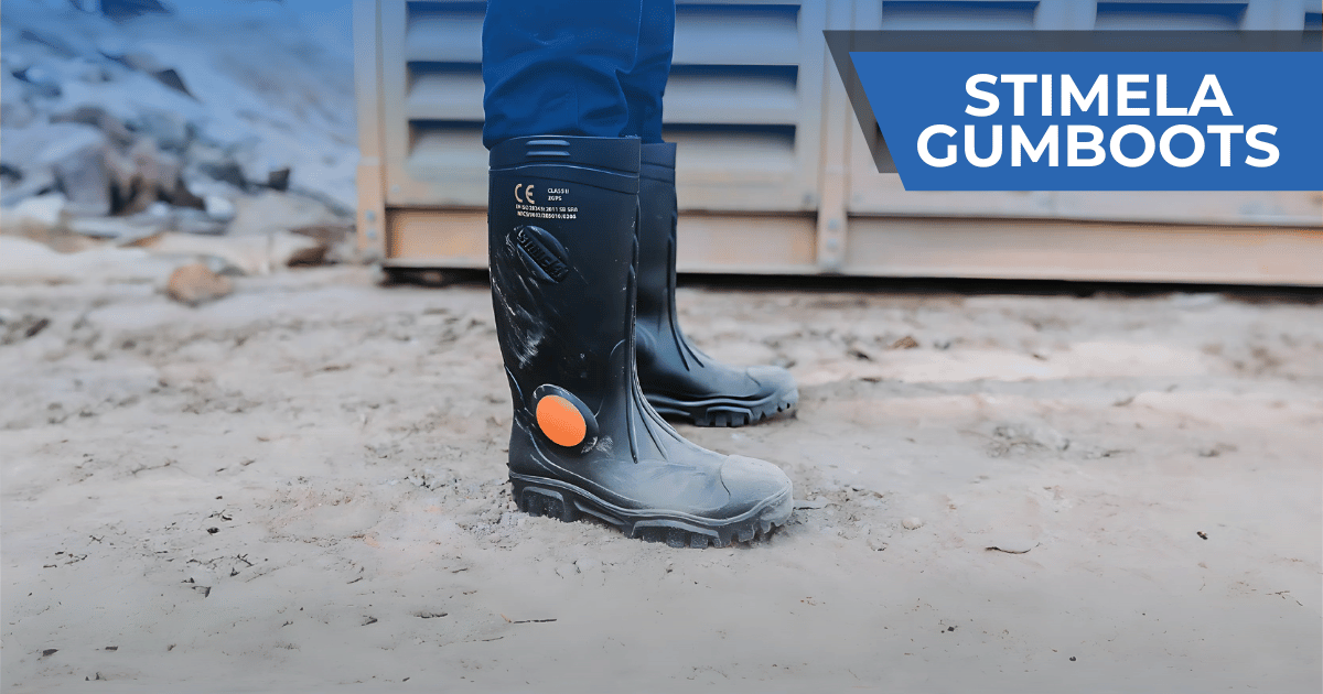 Stay protected on-site with Stimela Gumboots. Built for safety, durability, and comfort in the toughest conditions.