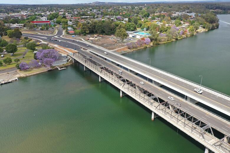 Improved traffic flow on the Princes Highway with the new Nowra Bridge, ensuring a safer and more efficient commute.