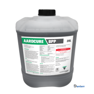 Aardcure BPP bitumen curing compound in 20L black emulsion container