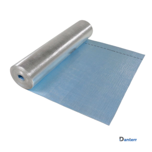 Ecotherm thermal blanket for concrete curing with reflective foil and XPE core
