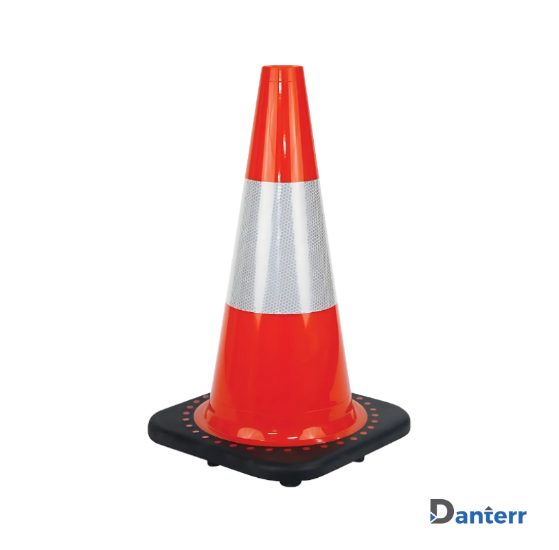 Danterr's Traffic Cones has a Reflective Band and Heavy-Duty Black Base