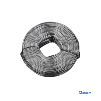 Galvanised tie wire coil made from corrosion-resistant galvanised wire, used as a rebar tie wire coil and general metal wire binding solution on construction sites.